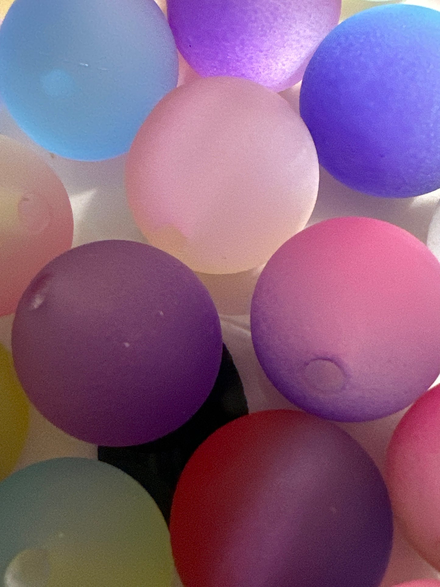 14mm Ombre Frosted Cat Eye Beads (10/$3.00)