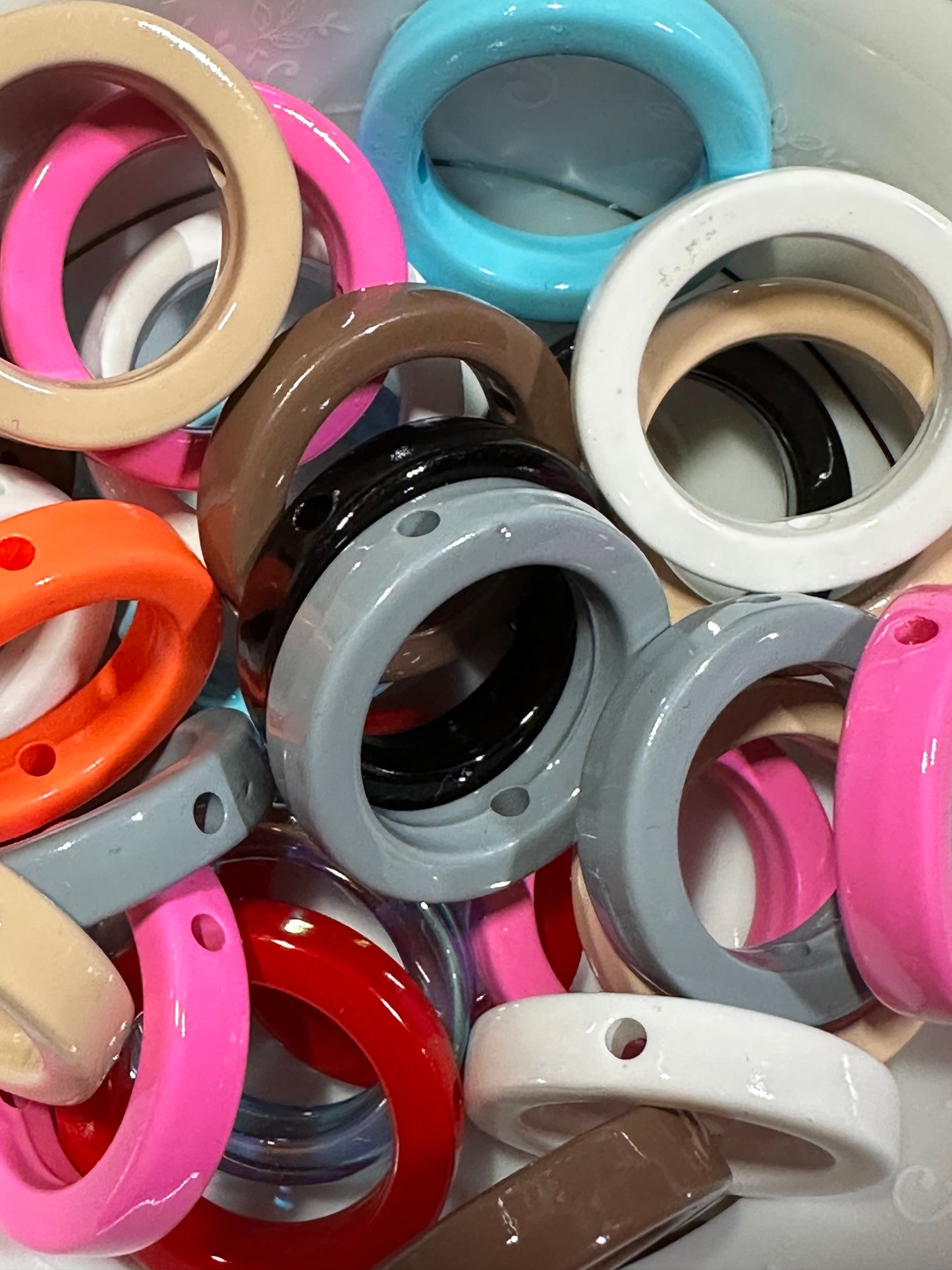 Acrylic Round Frame - Multiple Colors