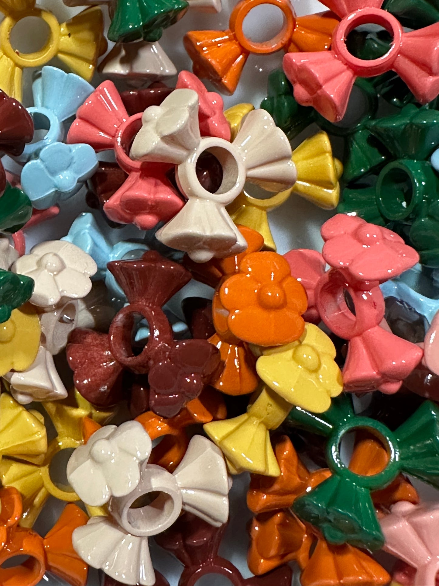 Flower Spacers - Multicolor (10/$2.50)