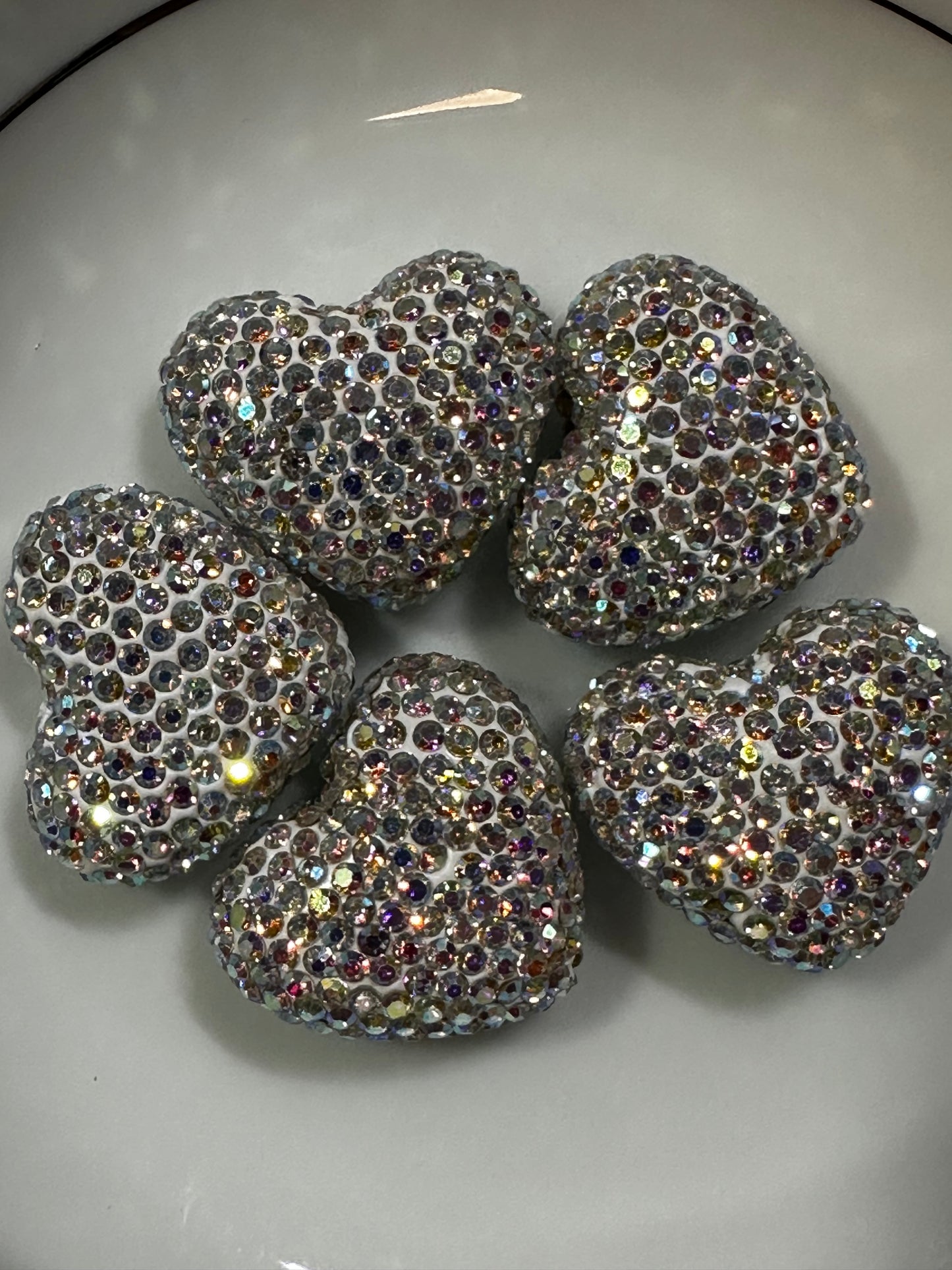 Large Rhinestone Heart