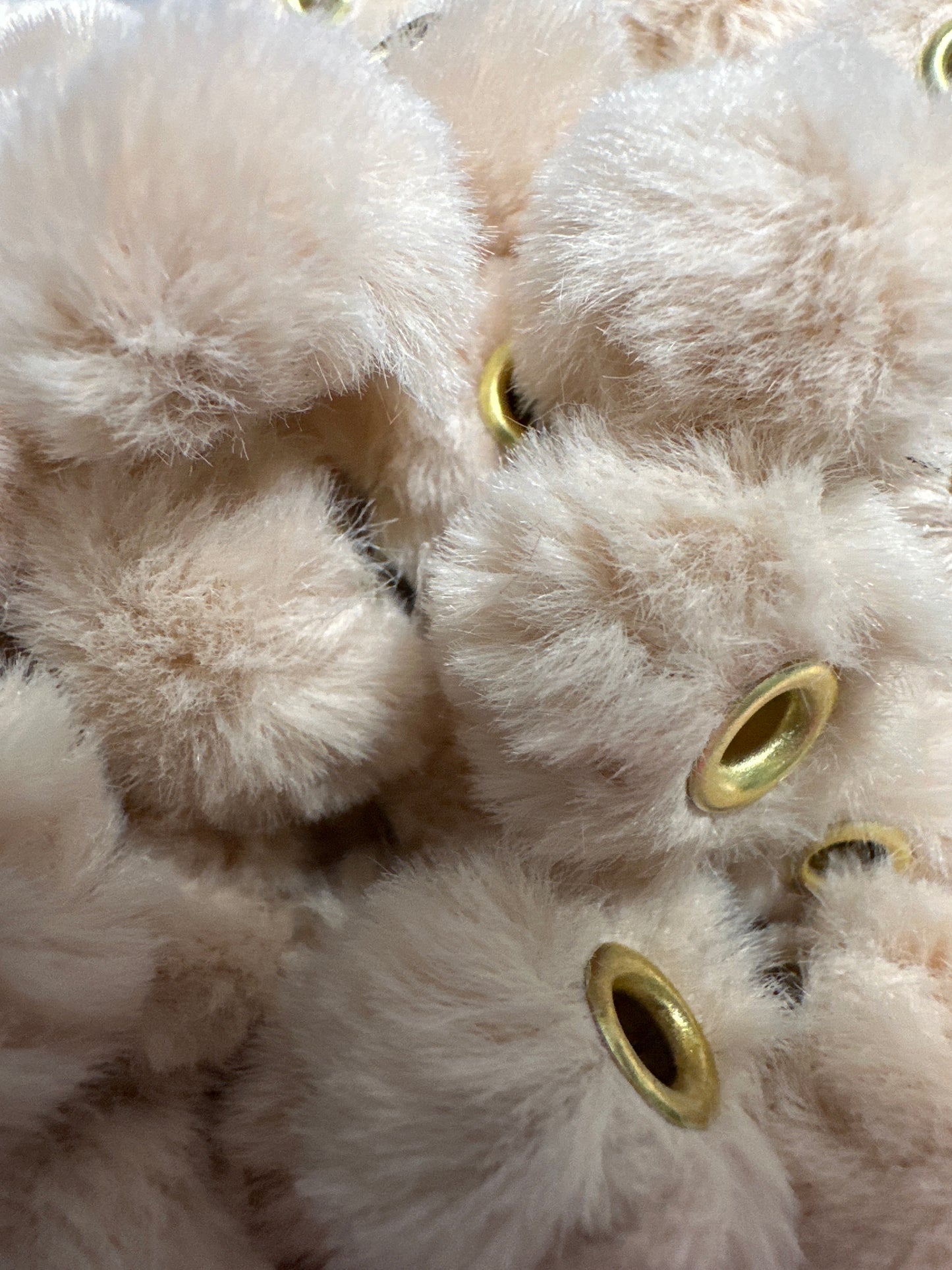 Pom Pom Beads - Tan