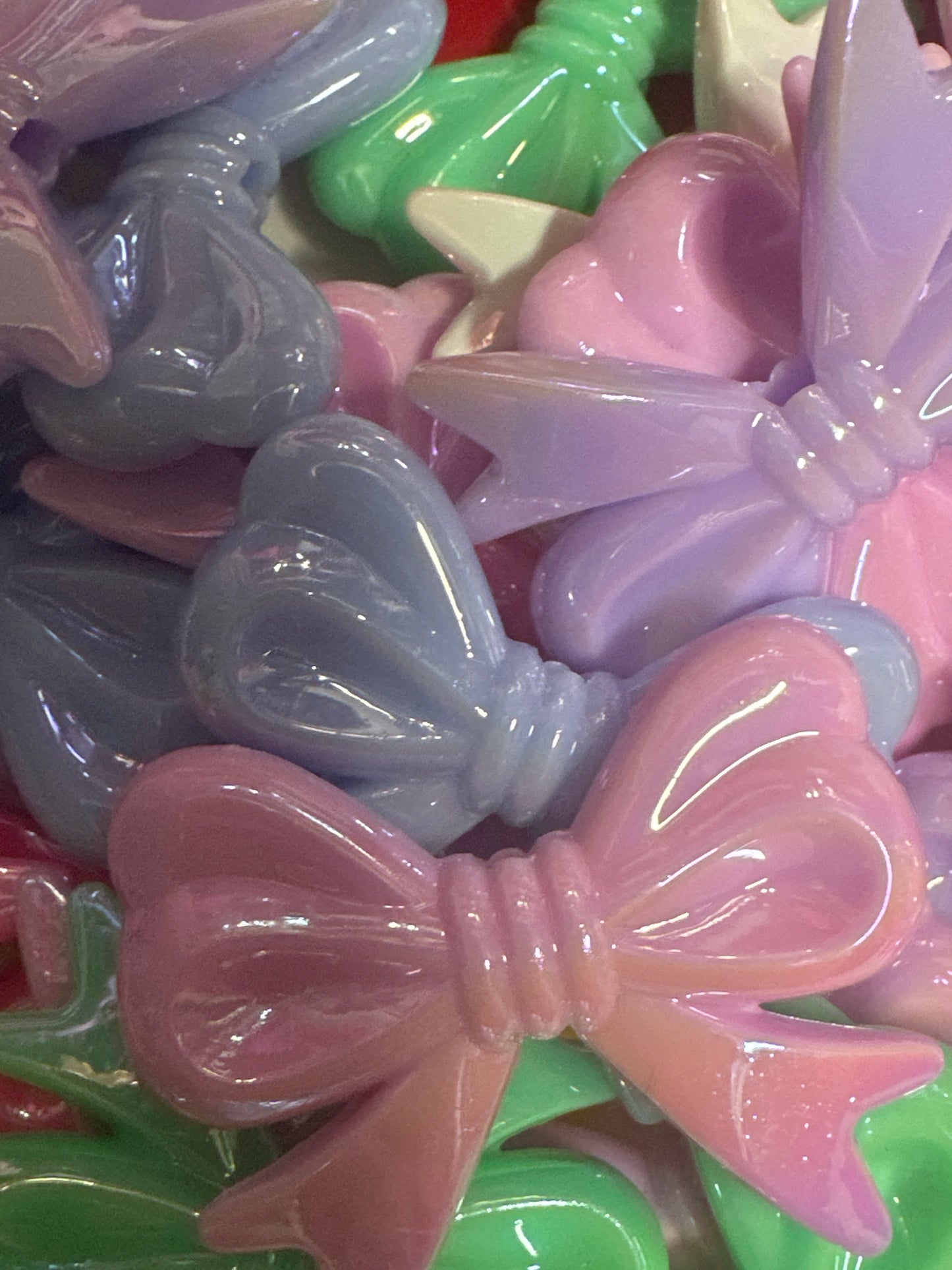 Acrylic Bows - Multiple Colors