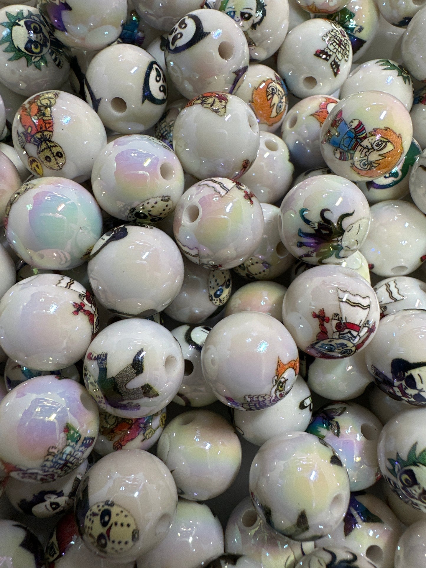 16mm Halloween Character Beads 10/$3.00