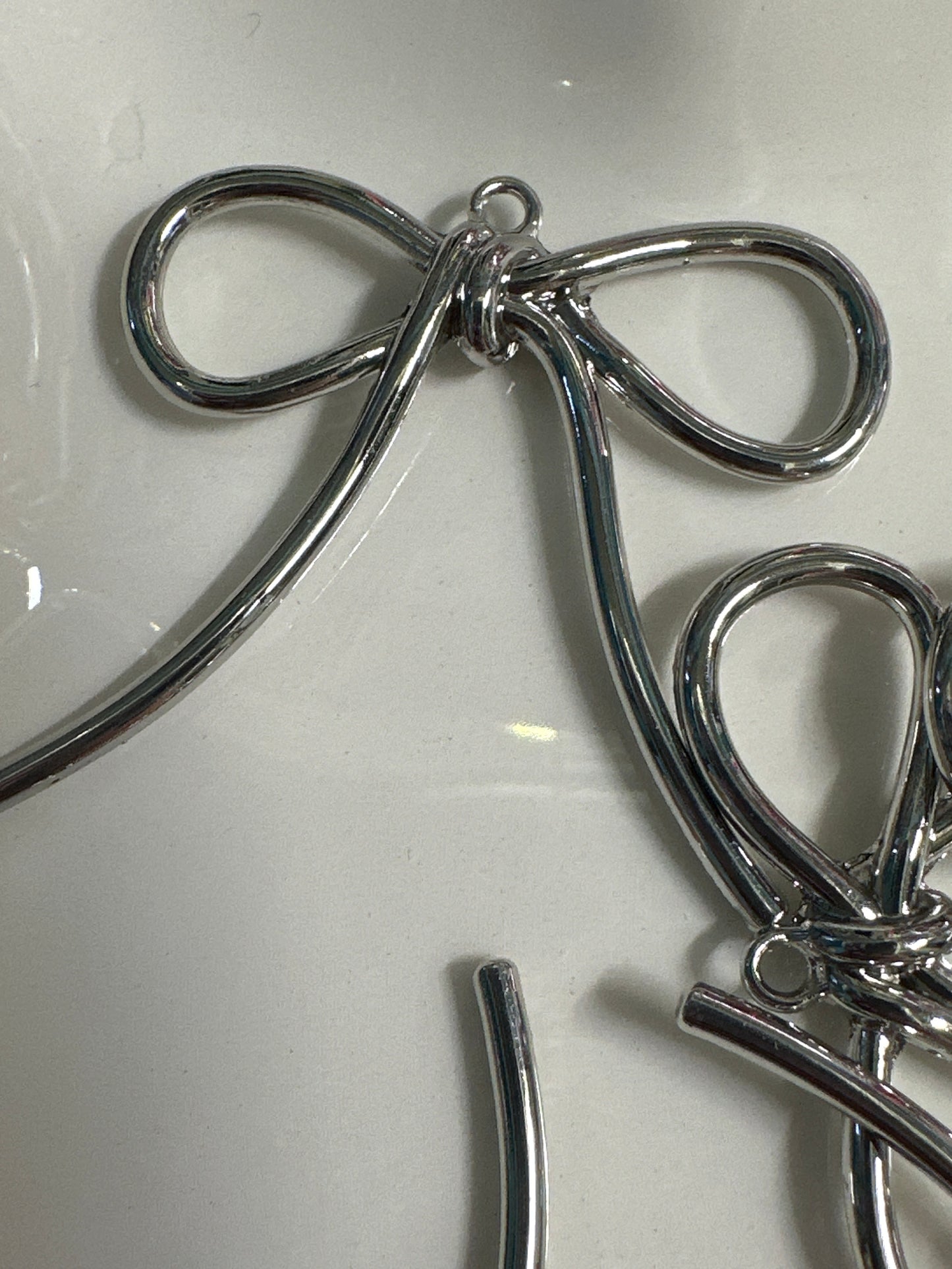 Silver Bow Pendent