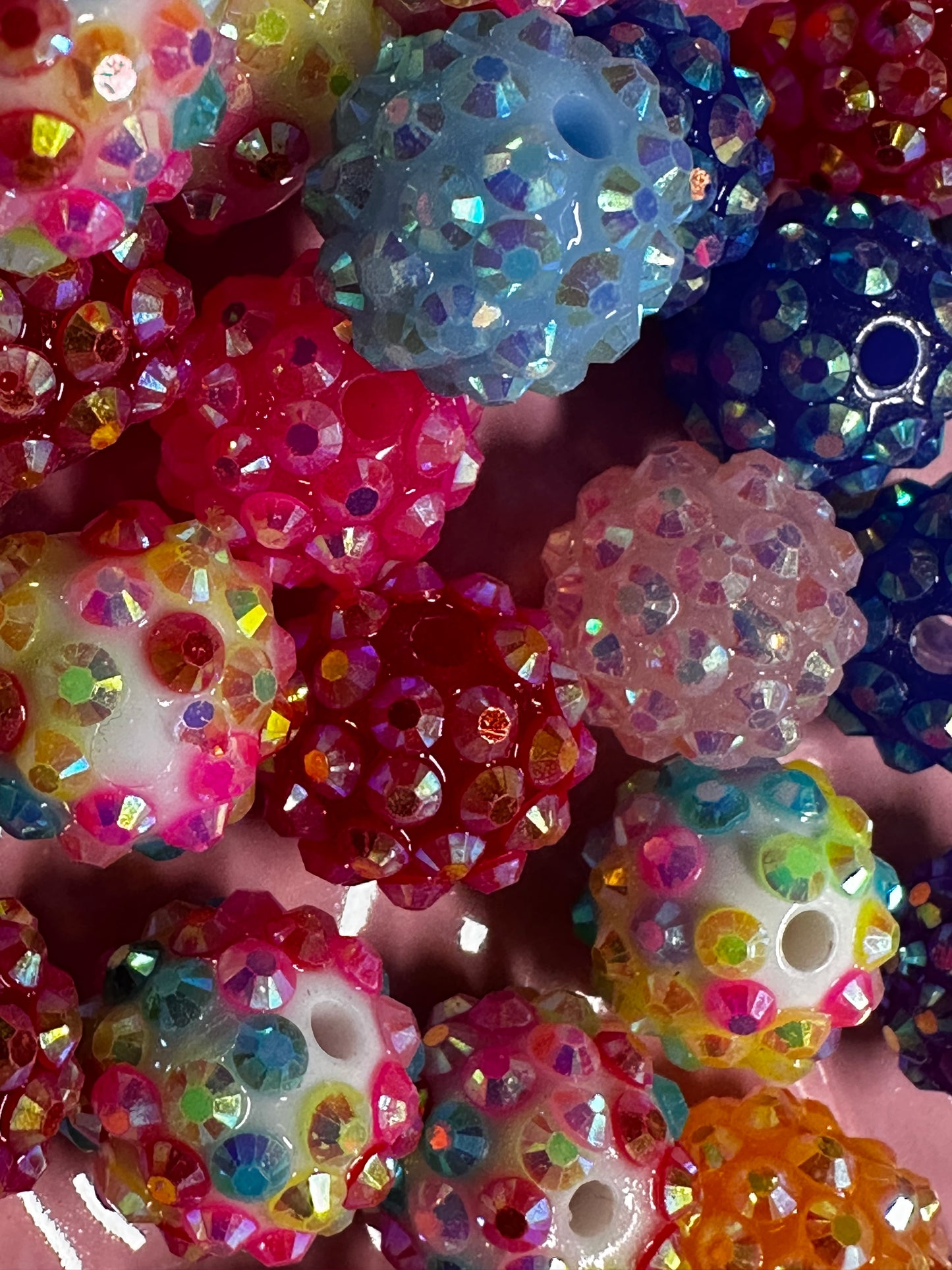 14mm Rhinestone Beads (10/$2.50)