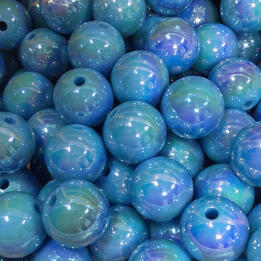 Acrylic Beads Shiny - Blue