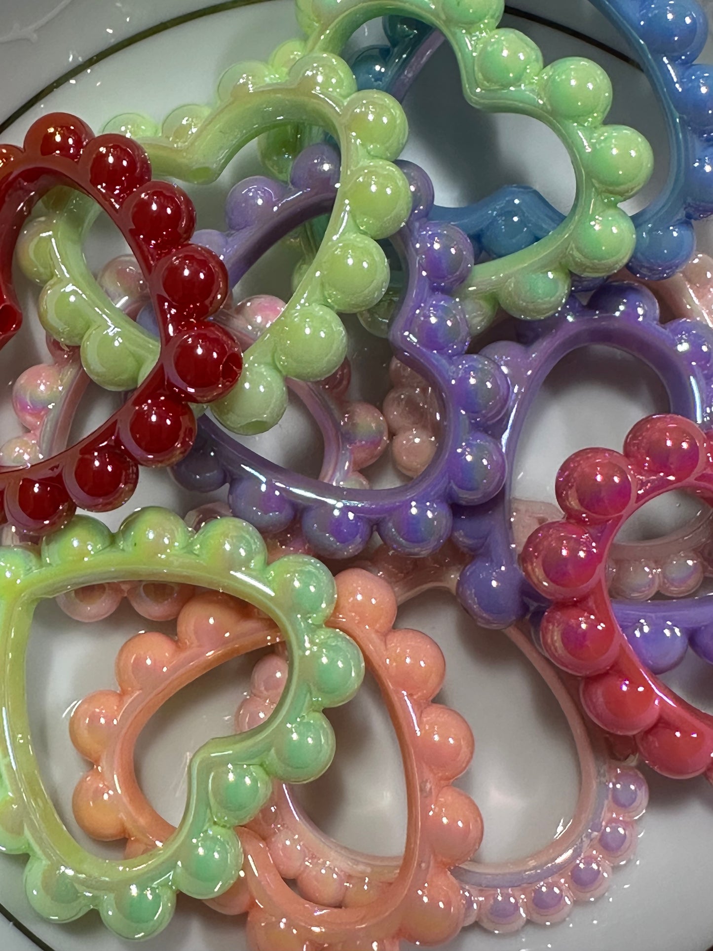 Acrylic Heart Frame - Multiple Colors