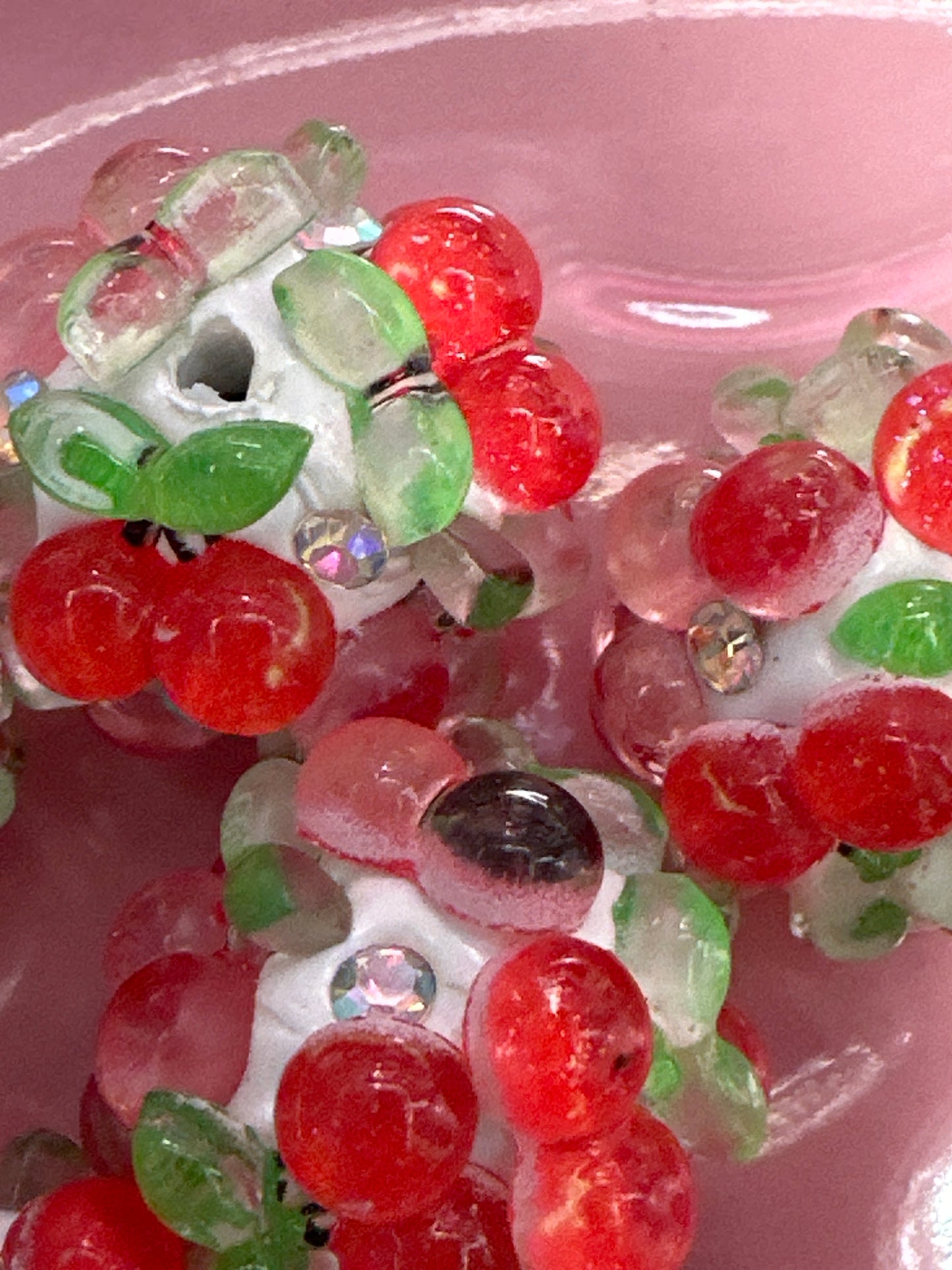 16mm Cherry Acrylic Beads