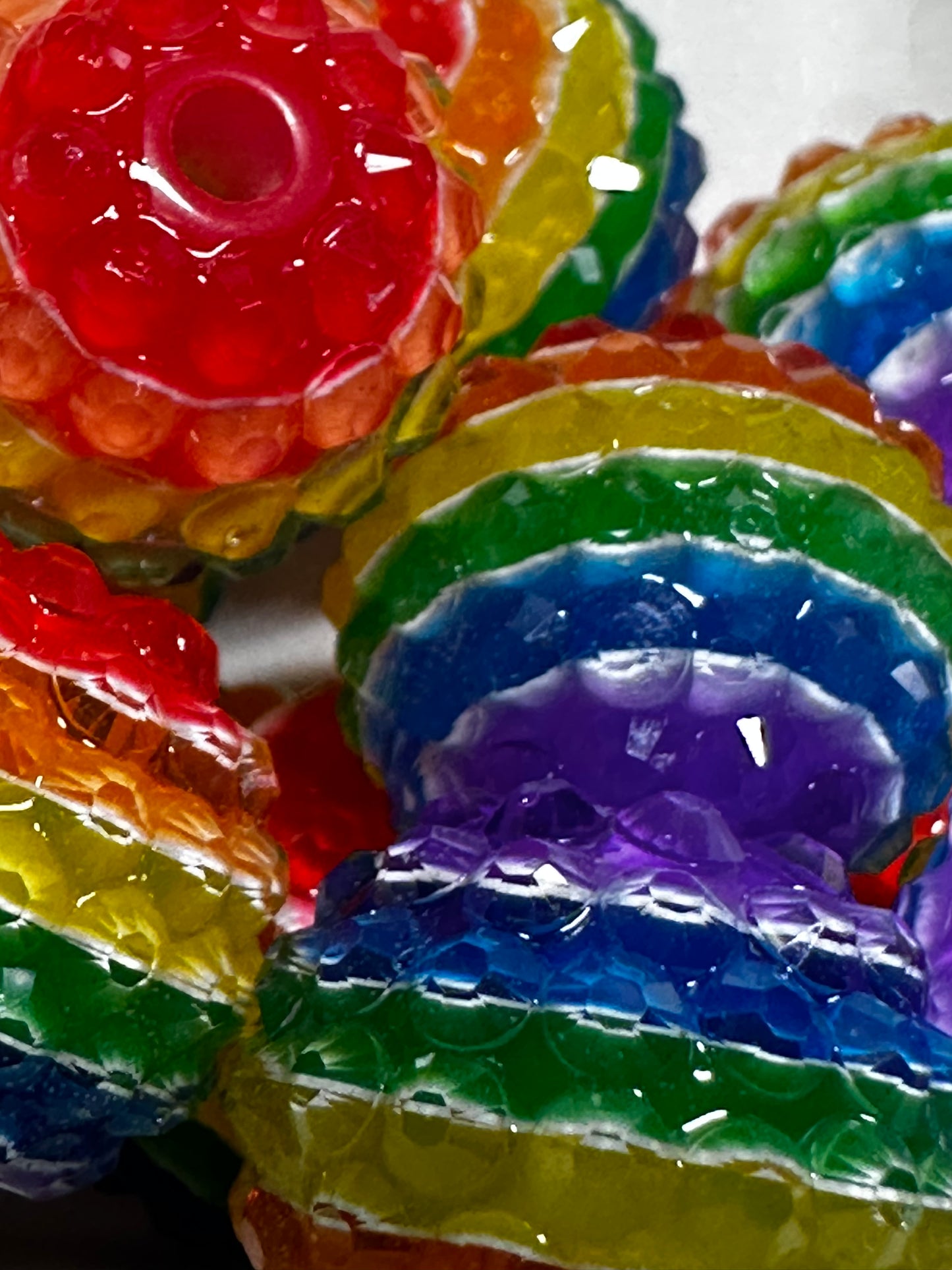 16mm Rainbow Acrylic Rhinestone