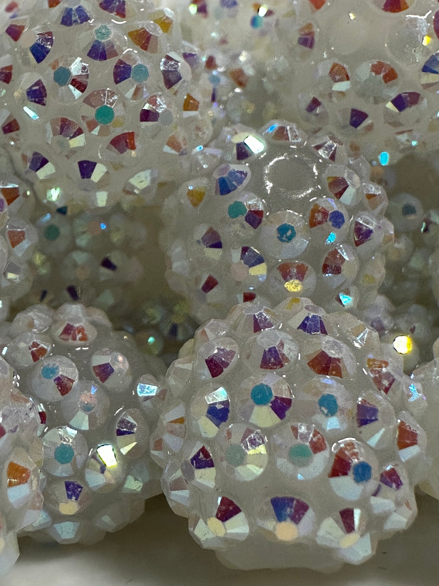 16mm White Rhinestone