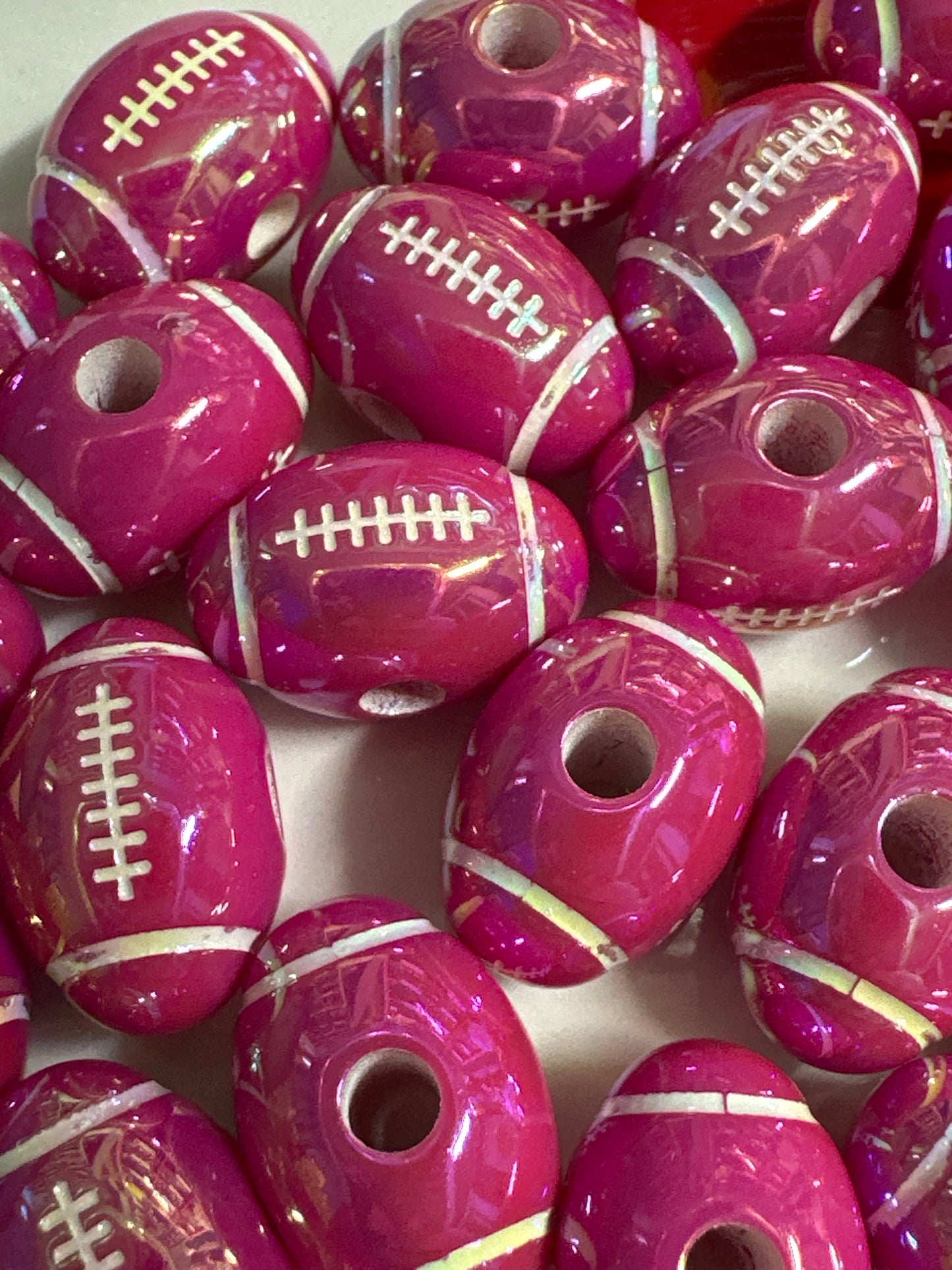 Pink Acrylic Footballs