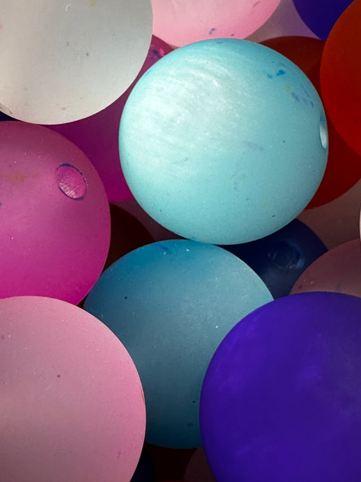 20mm Frosted Cateye - Multiple Colors (10/$4.00)