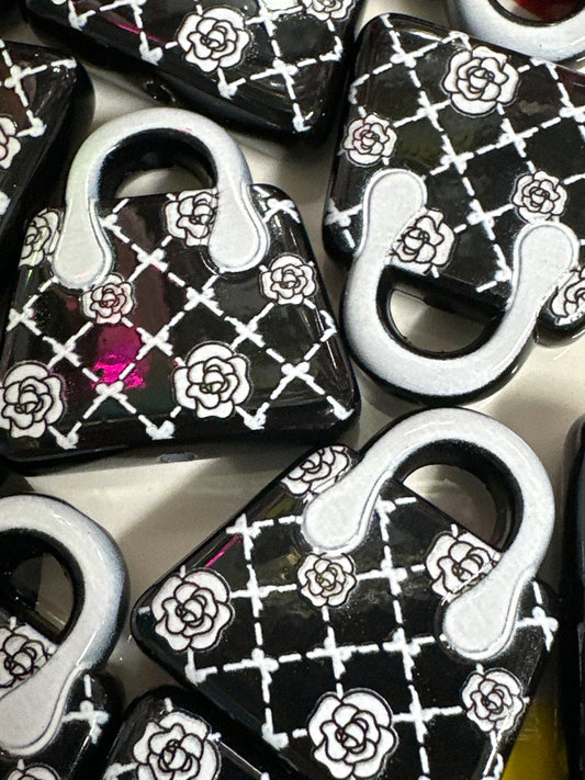 Black Inspired Acrylic Purse