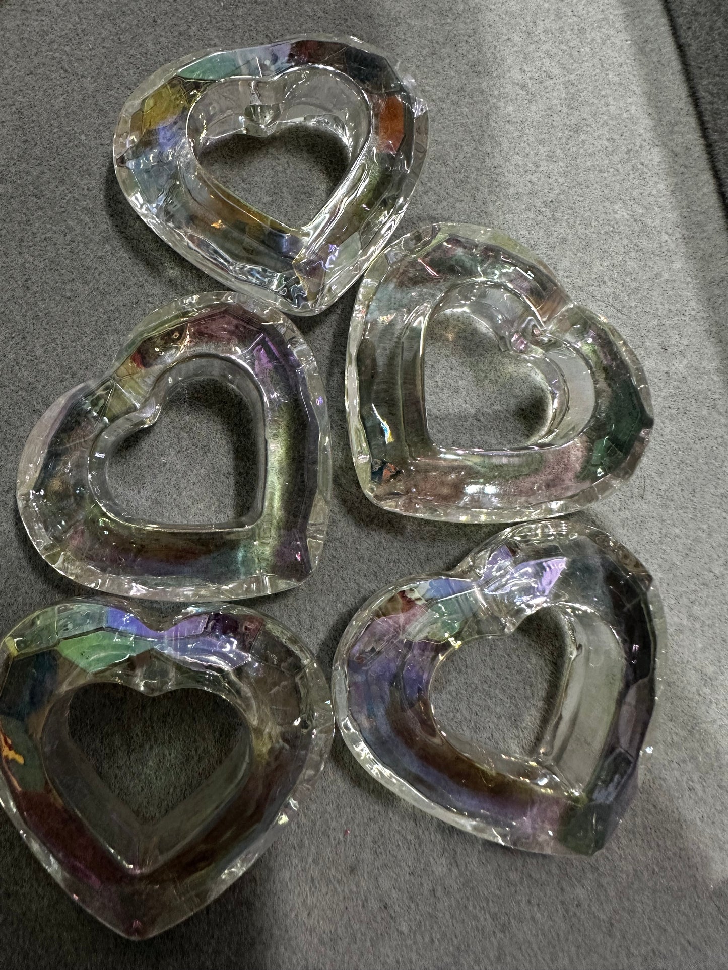 Acrylic Large Hearts