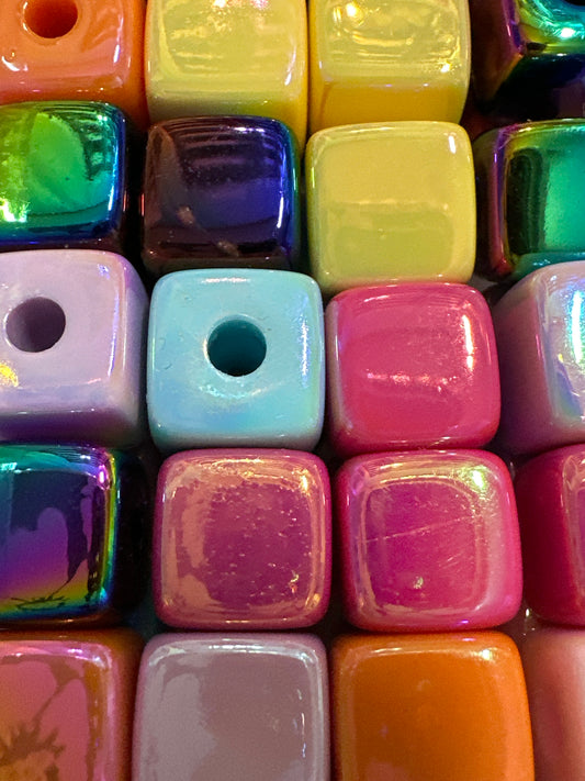 Acrylic Sqaure - Multiple Colors (10/$3.25)