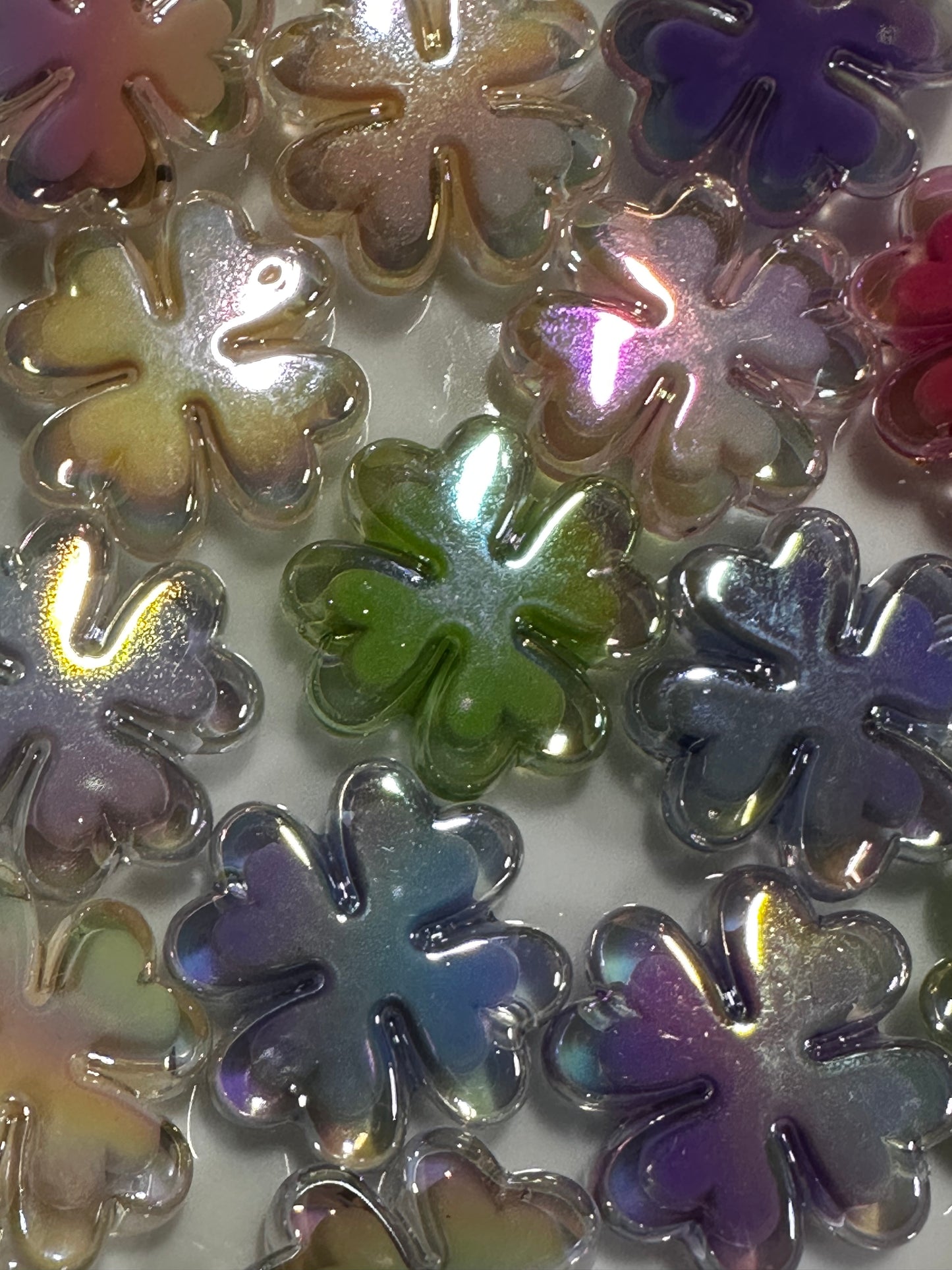 Acrylic Clovers - Multiple Colors (5/$2.00)