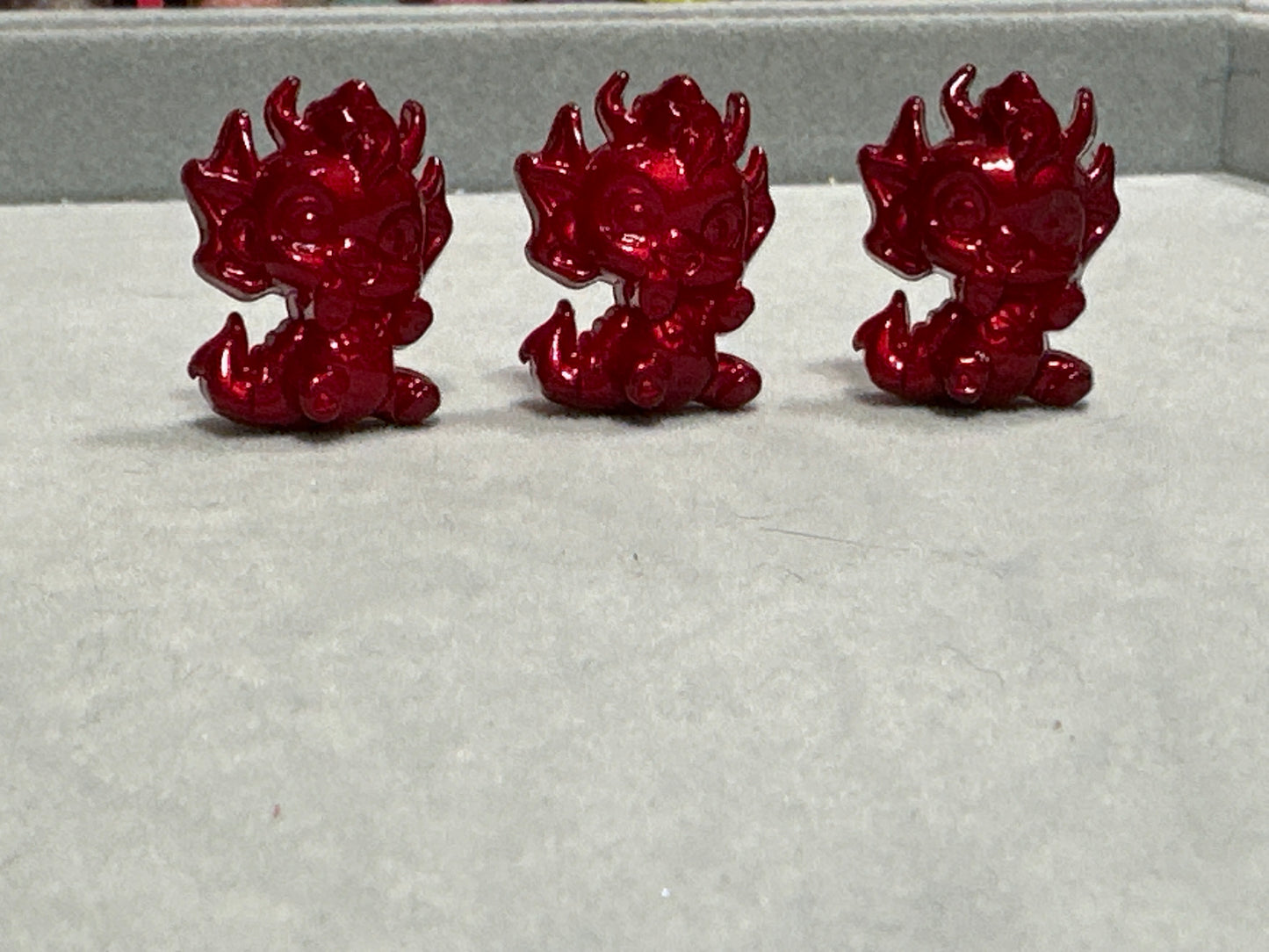 Acrylic Red Dragons