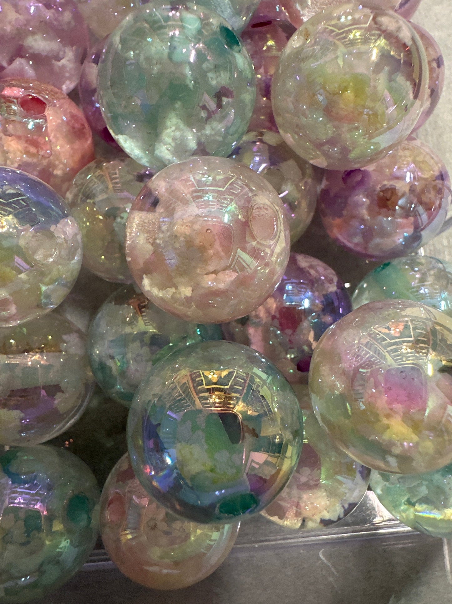 Acrylic Cloud Beads - Multiple Colors (10/$4.00)