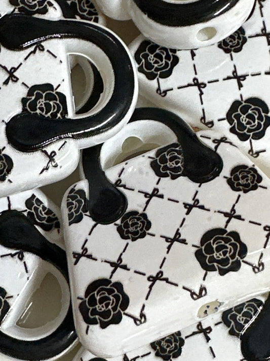 White Inspired Acrylic Purse