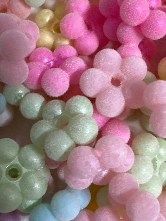 Felt Flower Spacers (10/$2.00)