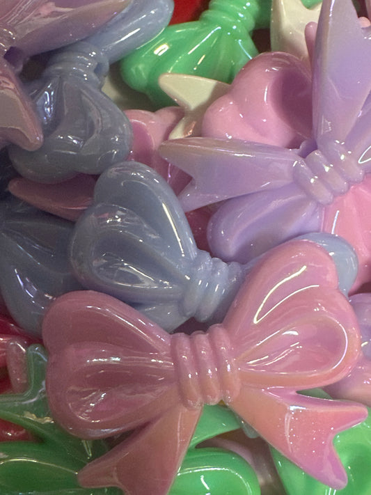 Acrylic Bows - Multiple Colors