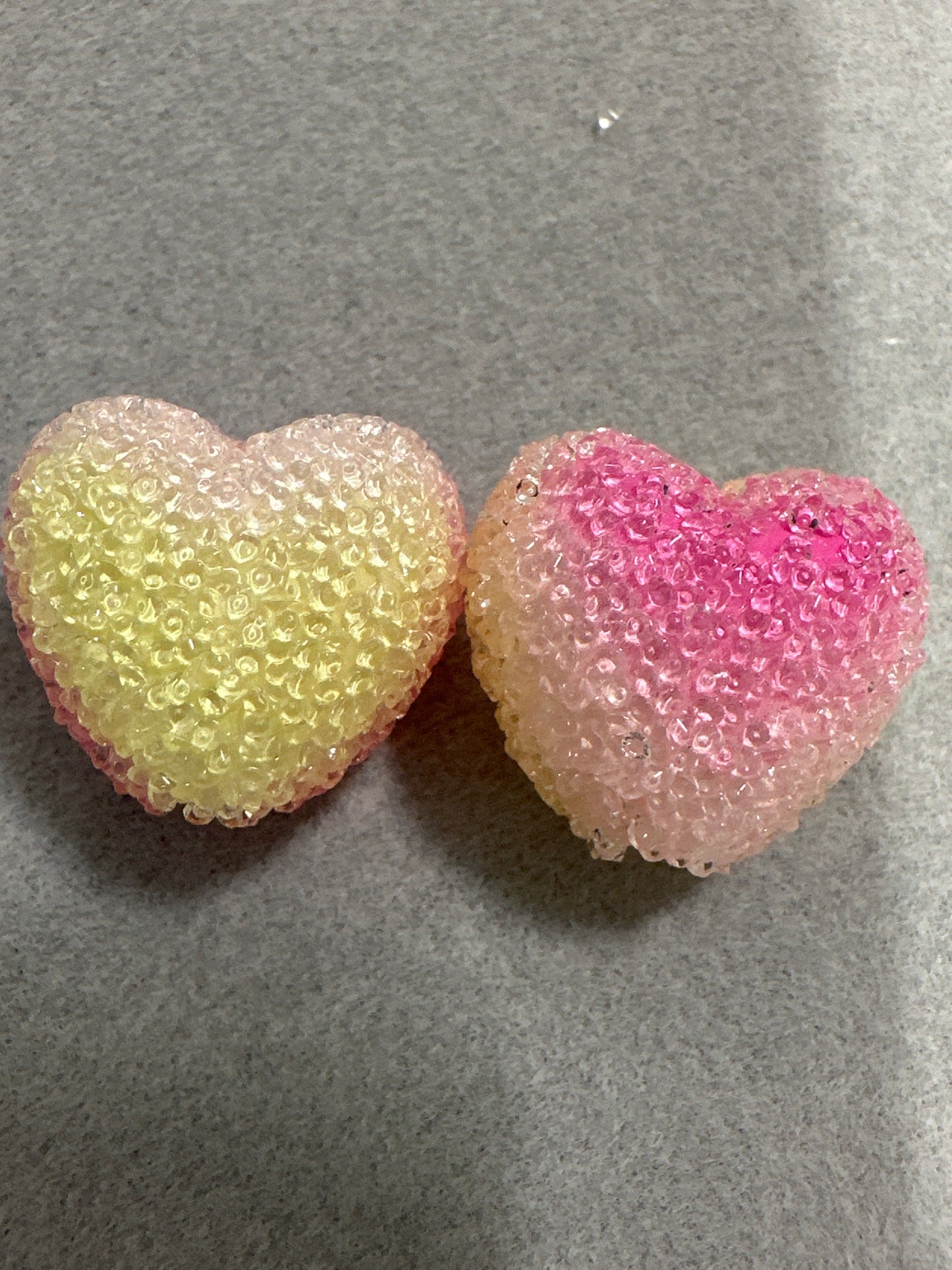 Ombre Metal Sugar Hearts