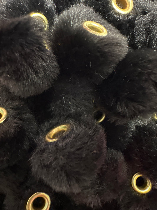 Pom Pom Beads - Black