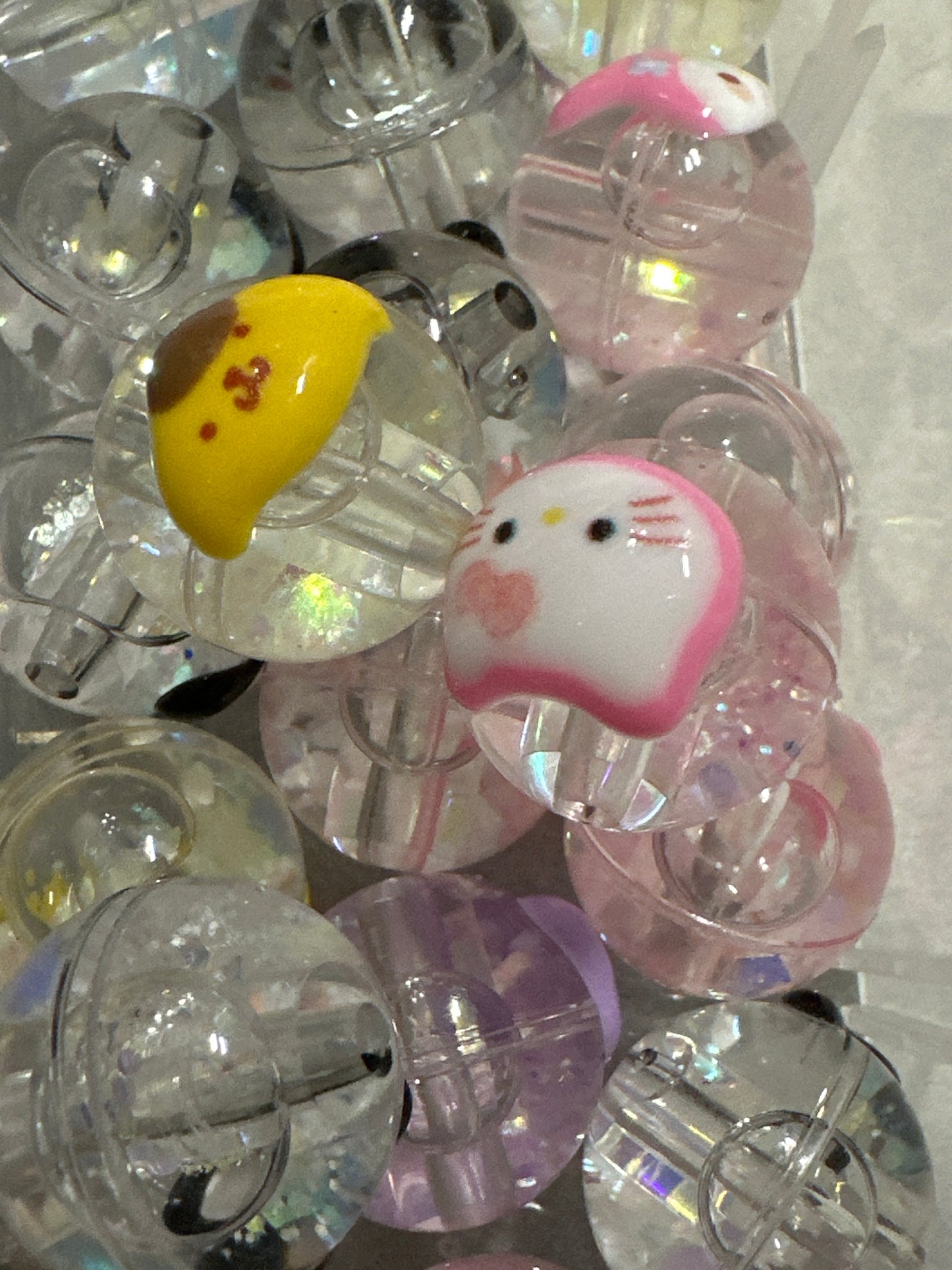 Acrylic Sanrio Water Beads - Multiple Colors 5/$2.50