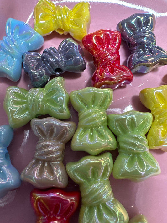 Small Acrylic Bows (5/$1.00)