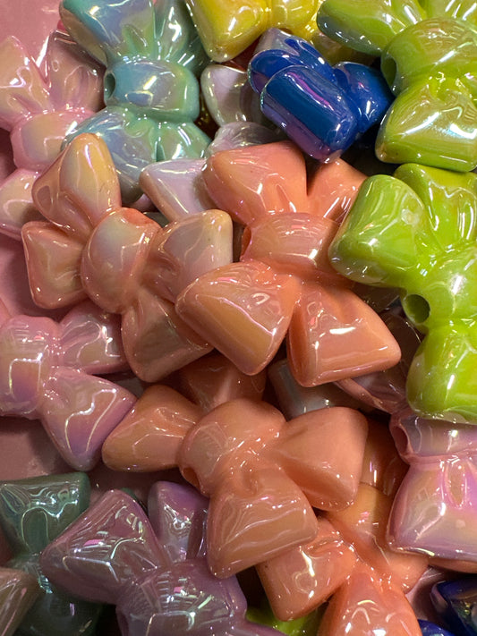 Acrylic Bow Mix (10/$2.50)