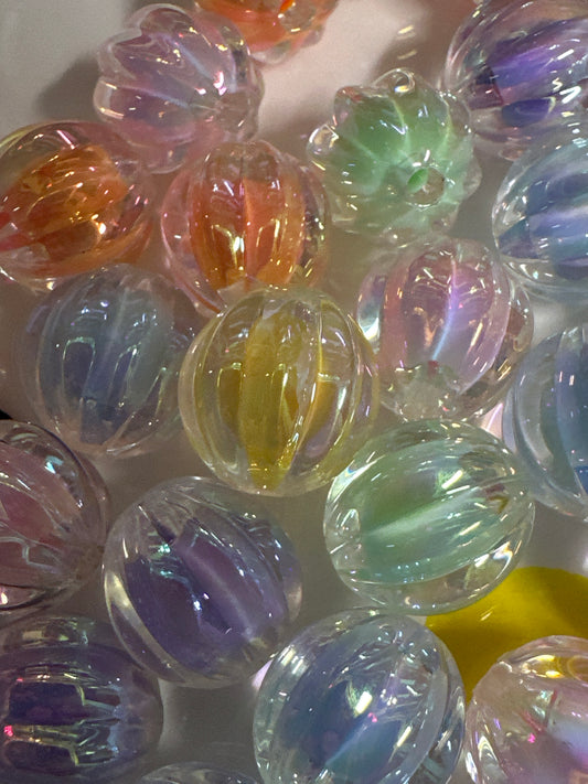 14mm Clear Pumpkin Mix (10/$2.00)