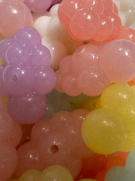 Acrylic Jelly Clouds (Small)- Multiple Colors (15/$3.75)