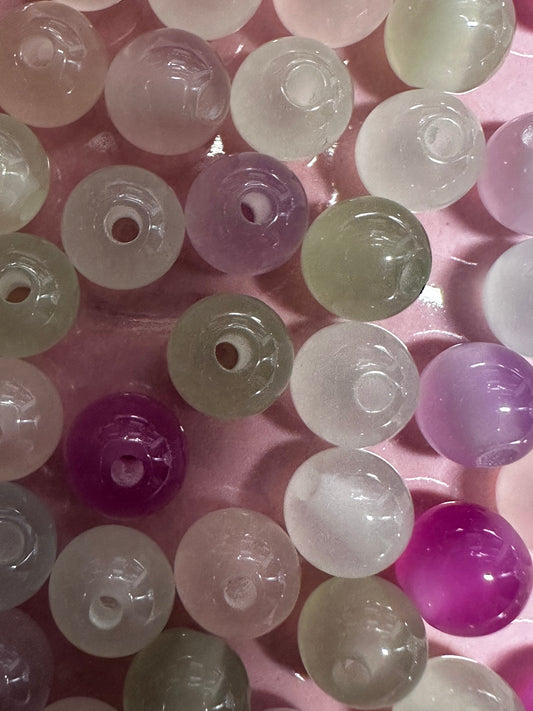 7mm Coloring Changing Acrylic Bead (10/$1.50)