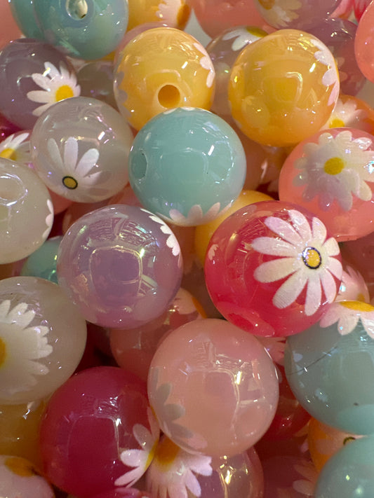 16mm Luminous Flower Beads 10/$3.00