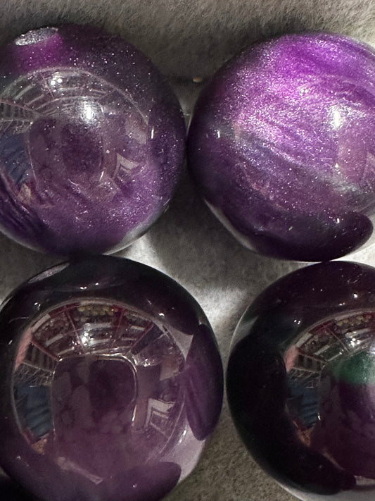 20mm Purple Galaxy Bead