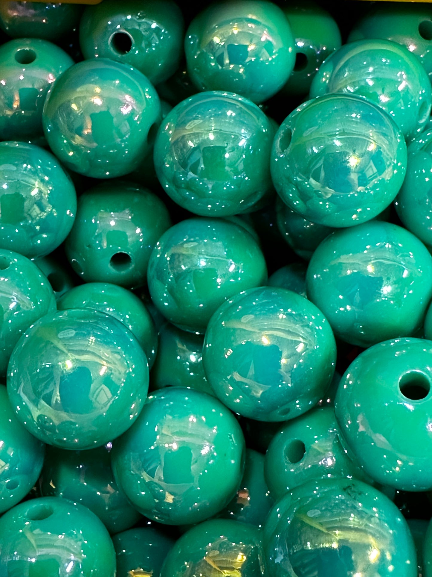 Acrylic UV Beads  - Turquoise